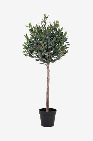 House Nordic - Krukväxt Olive, konstgjord, H120 cm - Grön - Konstgjorda växter & plastblommor - Från Homeroom