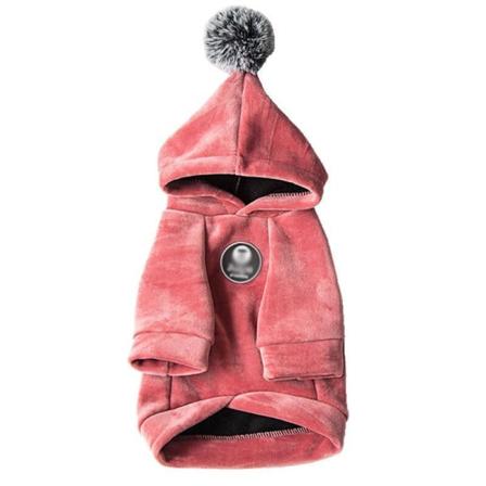 Mjuk katt Hund Djurkläder Fleece Huva Hårbollsjacka Vinter Kitty Liten Medium Hundar Katter Cool Pyjamas Chihuahua Kläder
