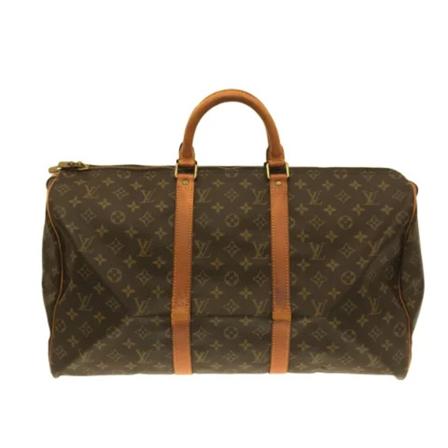 Louis Vuitton Vintage Pre-owned Canvas travel-Väska brun, Dam Vintage Väskor, Dam, Storlek: ONE SIZE