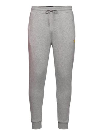 Sweatpant With Contrast Piping Sweatpants Mjukisbyxor Grå Lyle & Scott Sport