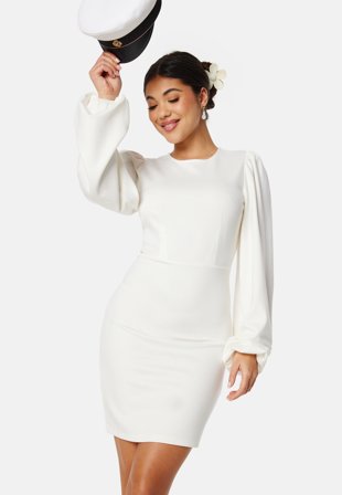 BUBBLEROOM Balloon Sleeve Short Dress Klær