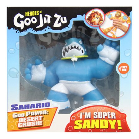 Heroes Sahario Goo Jit Zu Super Sandy Stretchy Figure Toy Goo-muunnoksella [HK]