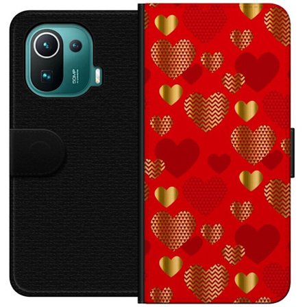 Kompatibelt Lommeboketui til Xiaomi Xiaomi Mi 11 Pro GoldenHearts