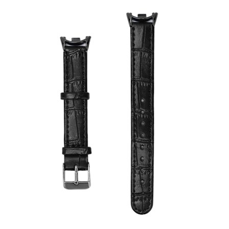 Pustende Fleksibel Komfortabel PU-Lærreim for Mi Band 8 Svart Bambusmønster Gave til Menn og Kvinner