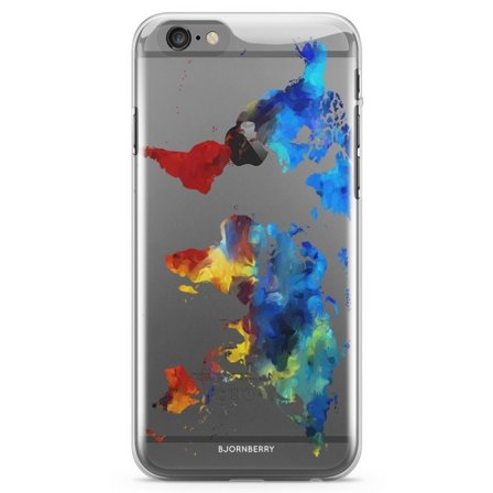 Bjornberry iPhone 6/6s TPU Skal - Världskarta