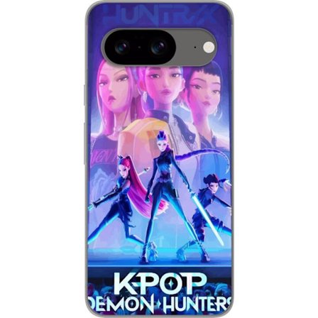Kompatibelt Mobilskal till Google Google Pixel 8 Trendiga KPop Demon Hunters docka figur