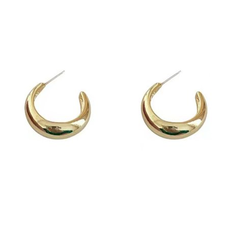 Guld dråbe øreringe, niche design, le stud øreringe, unikt temperament stil4 KLB