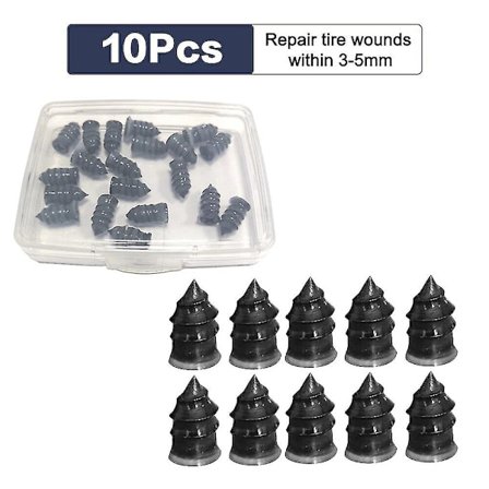 5/10 stk Vakuum Dekk Reparasjon Spiker Dekk Punktering Skruer Motorsykkel Montering Sett Slangefri Hjul Reparasjoner Punkteringer Kit Patches For 