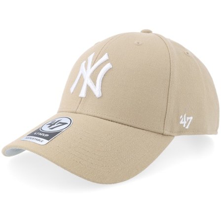 47 Brand - MLB - Beige - adjustable - Cap - New York Yankees MLB Mvp Khaki Adjustable - Hatstore