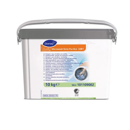CLAX Tvättmedel Microwash forte Pur-Eco 32B1 10kg - Lyreco - Städ och hygien - Tvättmedel och klädvård - Tvättmedel