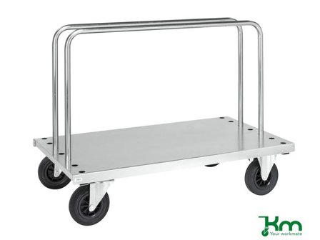 Skivvagn med 2 byglar - Lyreco - Emballage och lagerutrustning - Lagerutrustning - Byggvagnar och flakvagnar