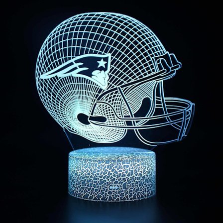 3D Lamps with Remote Control, LED Lamp 16 Color Light Dimmable Touch Switch USB / Battery Insert