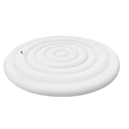 Oppusteligt Spabad Dækken med Håndtag Oppusteligt Rundt Dækken Spabad Dækken Udendørs Regndækken Foldbart Varmeisoleringsdækken B (FMY) -FS4- Hvid--{