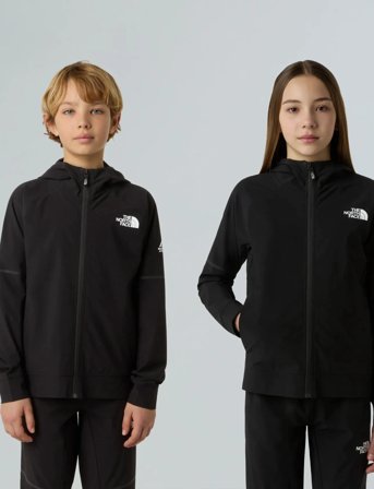 The North Face Teen Mountain Athletics Woven Jacket - Black - XS