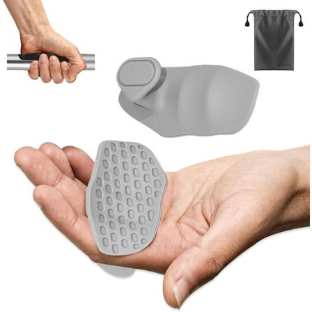 Fitness Styrketræningsgreb, Fingerløse Vægtløftningsgreb, Gummi Gym Vægtløftning Skridsikre Træningsgreb, Dødløft & Fitness, Løftestropper