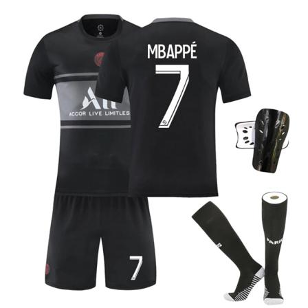 Paris 2 Borta Fotbollströja Set-svart M