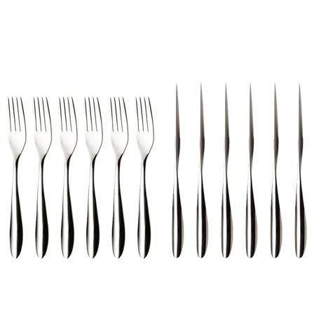 Hardanger bestikk Lykke forretsbestik 12 dele, stål | KitchenOne