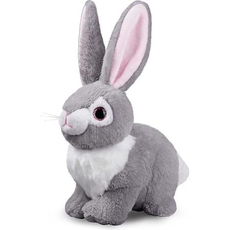 12" Grå Påskehare Plysdyr Kanin Plys Legetøj Påskegave Blød Kanin Elskelig Realistisk Plysdyr Legetøj Påskehare Til Pige Baby Børn Todd