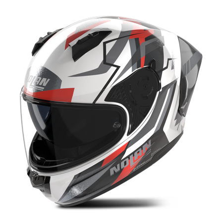 Integrální Přilba Nolan N60-6 Sport Bílá/Černá/Červená Kov L