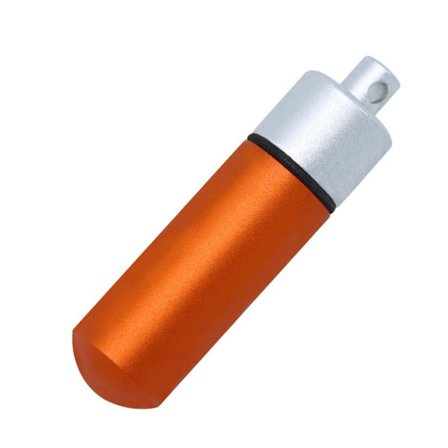 2 st Rese Pillerfodral Piller Medicin Låda ORANGE