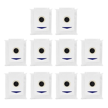 10 st dammsugarpåsar med aktivt kol för ECOVACS T30 PRO/T30 MAX