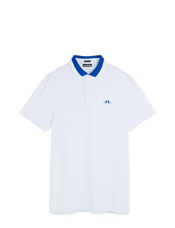 Benji Regular Fit Polo Polos Short-sleeved Hvit J. Lindeberg*Betinget Tilbud