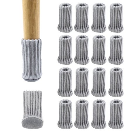 Elastiske Sklisikre Møbelstolben Gulvbeskyttere 16 stk