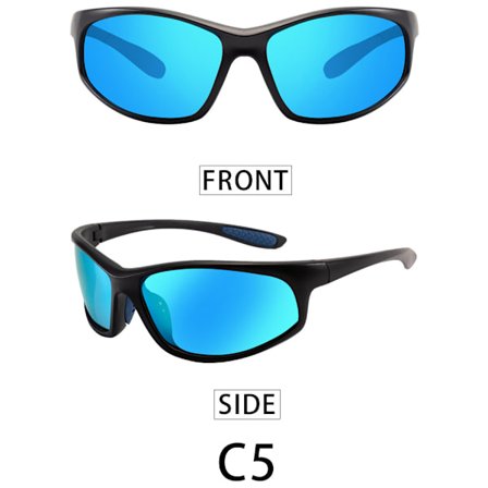 2 stk. Blå - Polariseret Sports Solbriller UV400 Beskyttelse, Mænd og Kvinder