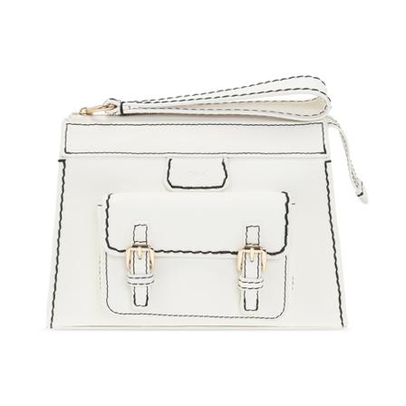 Chloé, Edith Handbag Wit, Dames, Maat:ONE Size,leer