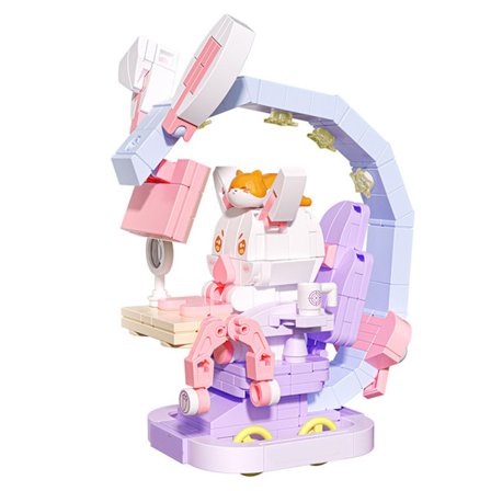 Dyreblokker for barn - forbedrer koordinasjon, søte pedagogiske blokker, demonterbar lekekanin