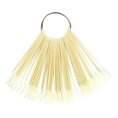 Nail Art Display - 50 mallia / kärkeä sormuksessa - Manteli