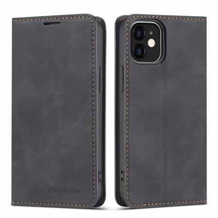 Iphone 12 - Plånboksfodral Forwenw Svart