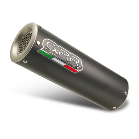 Slip-On G.P.R. M3 Musta Titaani - Kawasaki Versys 1000 2021-2022