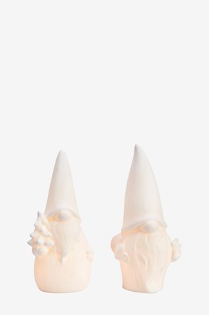 Markslöjd - Borddekorasjon Luka 2-sett batteridrevet - Hvit - Julepynt - Fra Homeroom