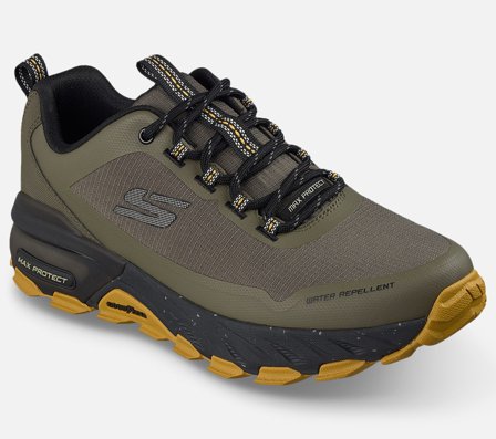 Skechers, Max Protect - Promote Track, 45, Grøn, Herre