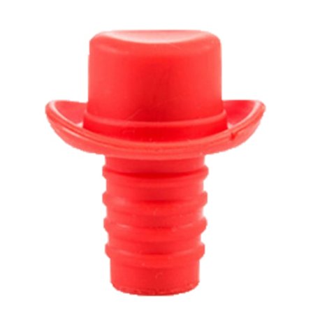 A1939 Silikon Liten Ölhatt Flaska Vinstoppare Kork Stopp Flaska Hatt Förslutningar(Röd)