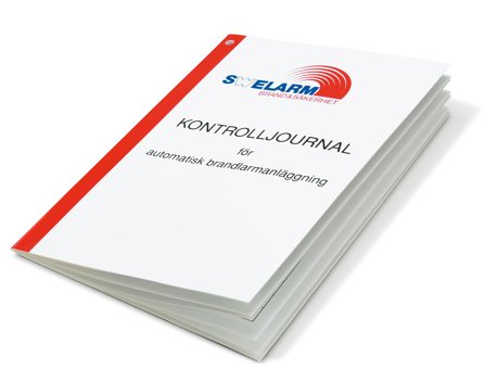 KAMIC KJ-B Kontrolljournal för brandlarmsanläggningar, Larm & säkerhet