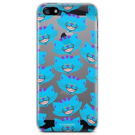 Bjornberry iPhone 5/5S/SE TPU Skal - Blå Katter