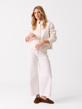 Jean Paul - Julianne cropped jeans - Dame - Hvit - Bukser & Jeans - XXL