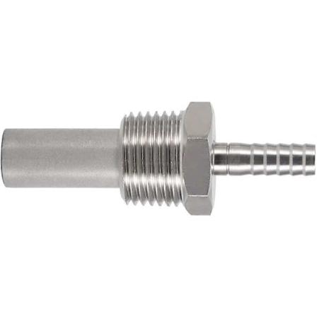 Rustfritt Diffusjonssten Oksygensten Hurtigkobling Inline Karbonering Lufting Hjemmebrygg Sten (0,5 Mikron)