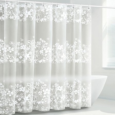 Dusjforheng 180x180cm Vanntett og muggbestandig PEVA