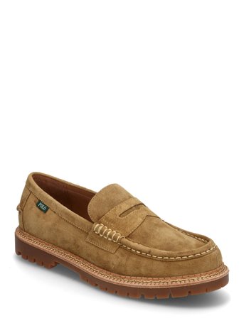 Polo Ralph Lauren Suede-Jett Penny-Cs-Bck - Brown - 44.5