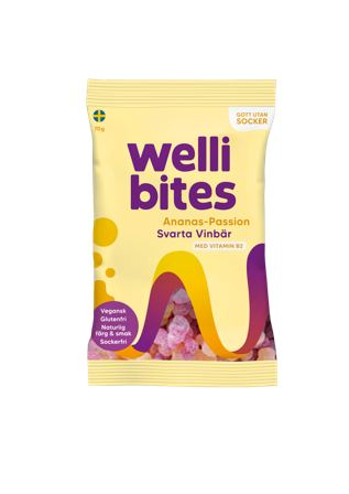 Wellibites ananas&pasjon&solbæ