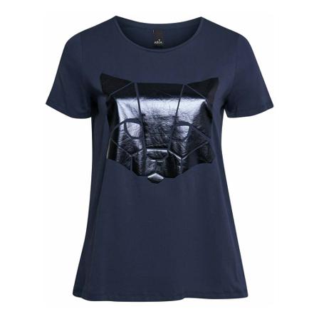 Adia Marni - Indigo Navy Blå, Dame T-shirts