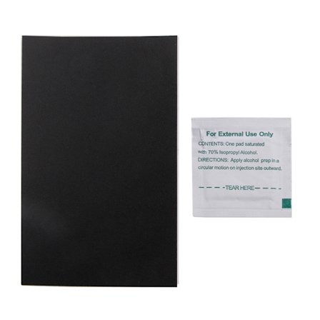 DIY Mouse Glides Muse Feet Stickers Skøjtepude Sort/Hvid 100x60mm