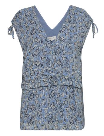 Recycled Polyester Top Blue Rosemunde
