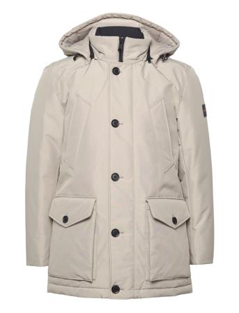 Osiass Parkas Jakke Grå BOSS
