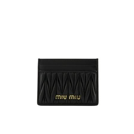 Miu Miu Wallets & Cardholders , Zwart , Dames , Maat: ONE Size Portefeuilles
