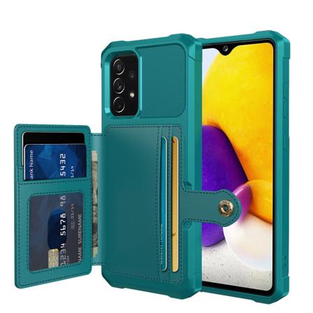 Praktisk og solidt deksel med kortlomme - Samsung Galaxy A53 5G Grön