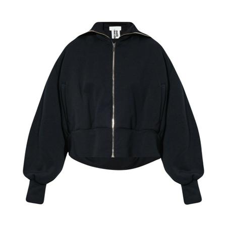 Comme des Garçons, Sweatshirt with decorative collar Zwart, Dames, Maat:M